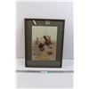 Image 1 : Framed C.M Russell Print (15"x19")