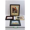 Image 1 : (4) Framed Prints/Photos (Largest 12.5"x15.5")