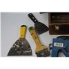 Image 2 : Wooden Royal Yeast Cakes Crate - Chalking Gun - Assorted Files w/Handles - Metal Case w/Wooden Skewe