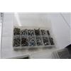 Image 2 : Plastic Organizer w/Four Cases of Assorted Nuts - Bolts - Screws