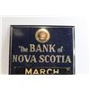 Image 2 : The Bank of Nova Scotia Changeable Calendar - As Is, 12 1/4" x 18 1/2"