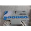Image 2 : (2) 15' White Coax Cables