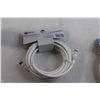 Image 4 : (2) 15' White Coax Cables