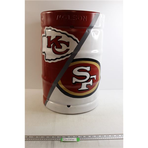 * Superbowl Beer Keg - Kansas City Chiefs and San Francisco 49ers