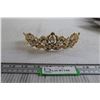 Image 1 : Goldtone Rhinestone Tiara