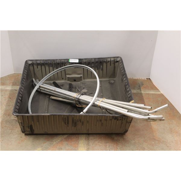 * Plastic Tub - 30  x 26 ; Barrel Ring, Aluminum Tubing, etc.