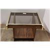 Image 1 : * Glass Top Coffee Table - 26" x 23" x 19"
