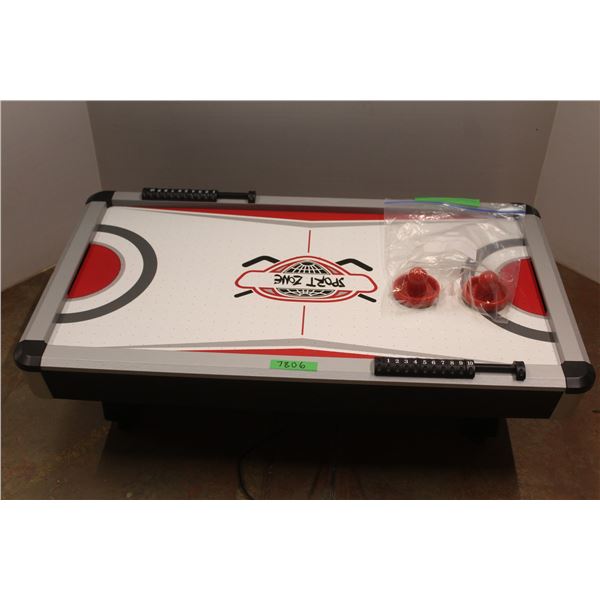 * Sport Zone Air Hockey Game - Working - No Pucks - 24" x 42" x 12"