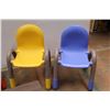 Image 2 : * Small Table - 24" x 18" x 20", (4) Colourful Kids' Chairs