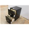 Image 2 : * Metal Two Drawer Filing Cabinet - 14" x 18" x 25"