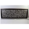Image 1 : Wall Hanging Quotation - 38" x 14"