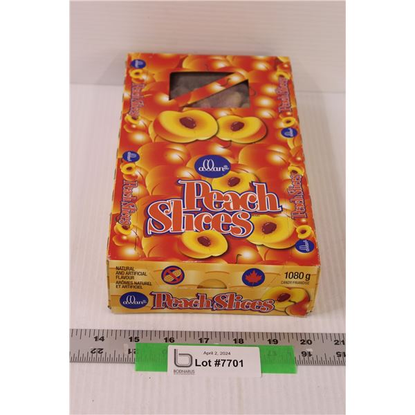 Package of Peach Candy Slices - Unopened