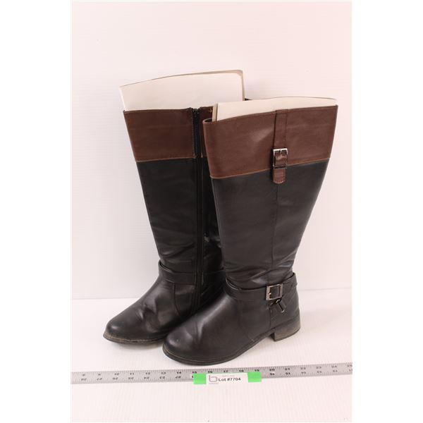 Addition Elle Women's Tall Boots - Size 8W - Some Wear