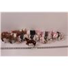 Image 1 : (7) Pony Decorations (3) Horse Decorations, (1) Work Horse Figurine