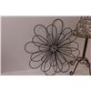 Image 4 : Metal Jewelry Display/Bust Decor - 29"x10", Metal Flower Decor - 18"