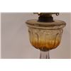 Image 3 : Antique Glass Kerosene Lamp - 12"x5" - No Shade