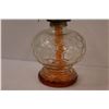 Image 3 : Antique Glass Kerosene Lamp w/Shade - 15.5"x6"