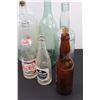 Image 3 : (14) Glass Bottles: Mason Clamp-Top Jars, Milk Jugs, Pepsi, Misc.