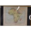 Image 3 : Original 1868 Maps from 1868 Chambers Encyclopedia in Frame - 20.5"x24"