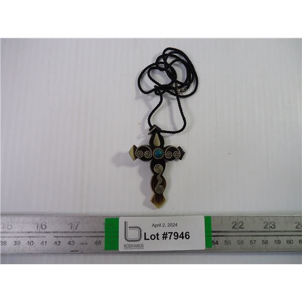 Cross Pendant with Cord