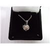 Image 2 : Sterling Silver Chain with a Diamond Chip set in a Snail Pendant