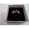 Image 2 : Rose Gold Plated Sterling Silver Cubic Zirconia Ring-Size 6