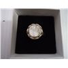 Image 2 : Silver Mother of Pearl Ring-Size 8