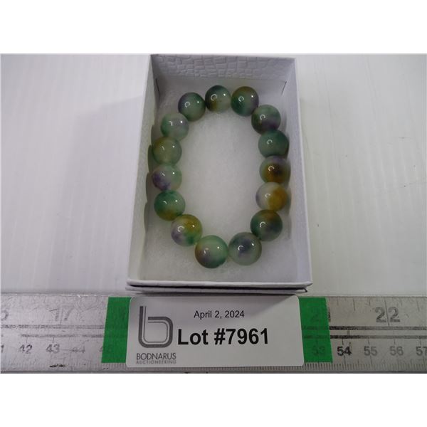 Natural Stone Beaded Bracelet