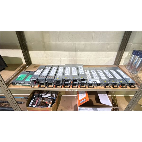 BOX OF ASSORTED DELL 600W-750W POWER SUPPLIES