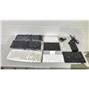 Image 1 : BOX OF ASSORTED COMPUTER ACCESSORIES INCLUDING; KEYBOARDS, POWER ADAPTER, JBL SPEAKER HUB & MORE