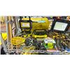 Image 2 : SHELF OF ASSORTED TOOLS INCLUDING; CHAIN, ROPE, WORKLIGHTS & MORE