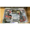 Image 2 : BOSCH CORDLESS DRILL & DRIVER SET WITH 2 BATTERIES (NO CHARGER)