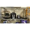 Image 1 : SHELF OF ASSORTED ITEMS INCLUDING; INSTANT POT, POTS & PANS, TOASTER & KETTLE