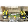 Image 1 : LOT OF 4 POPOMAN 20V LI-ION POWER X BATTERIES, 2 POPOMAN CHARGERS & 2 SAW BLADES