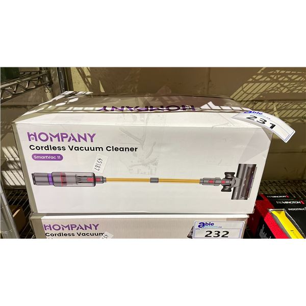 HOMPANY CORDLESS VACUUM CLEANER