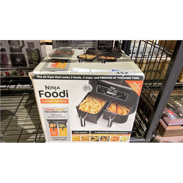 NINJA FOODI 2 BASKET AIR FRYER 8 QT