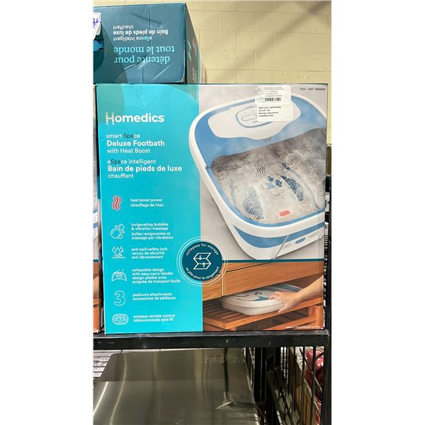 HOMEDICS SPART SPACE DELUXE FOOTBATH WITH HEAT BOOST