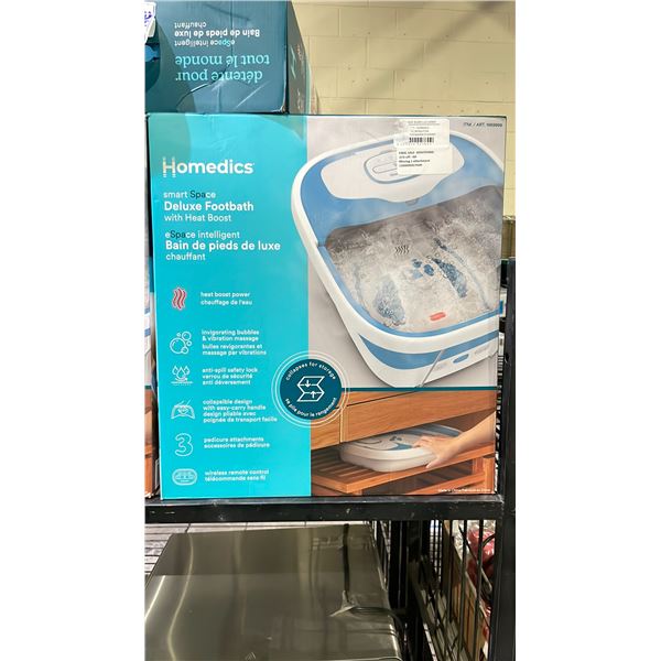 HOMEDICS SPART SPACE DELUXE FOOTBATH WITH HEAT BOOST