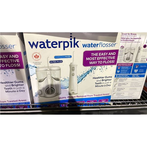 WATERPIK WATERFLOSSER ULTRA PLUS & CORDLESS PEARL