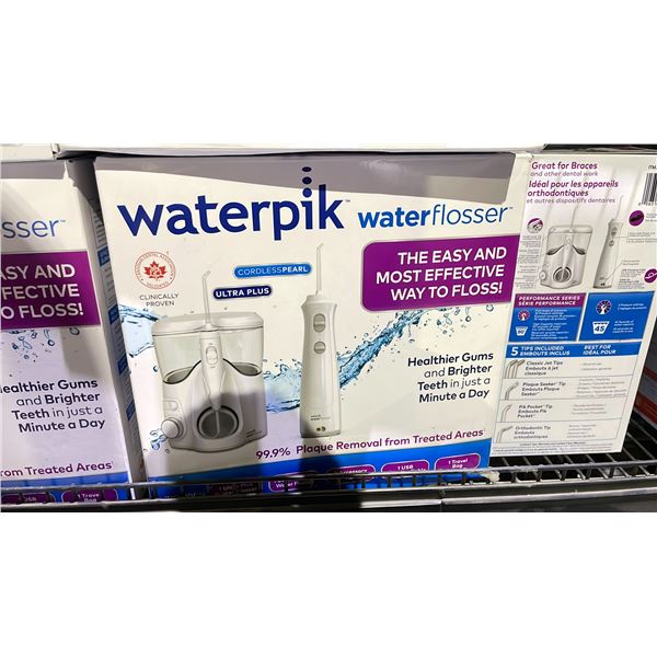 WATERPIK WATERFLOSSER ULTRA PLUS & CORDLESS PEARL