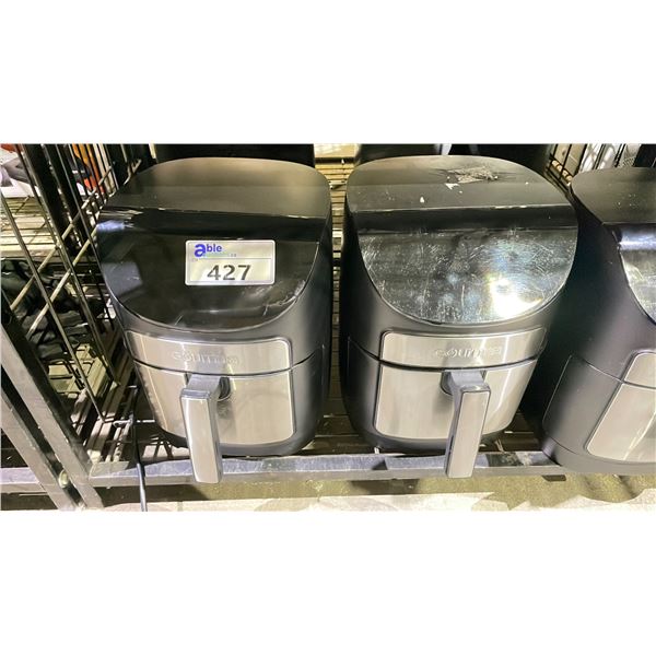2 GOURMIA AIR FRYERS