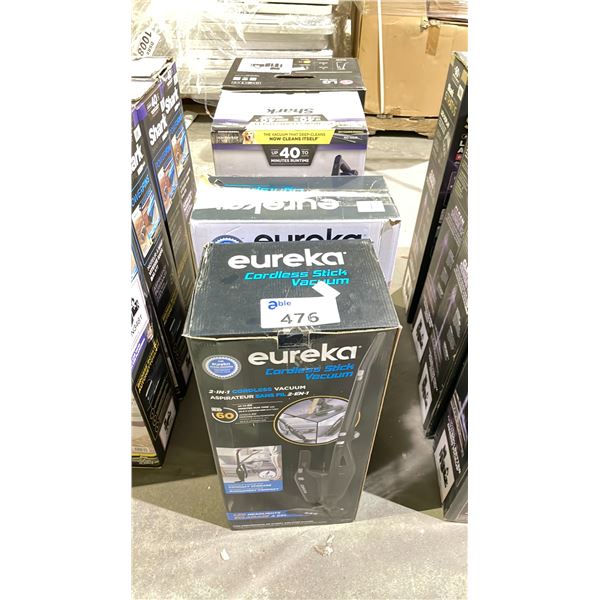 *UNKNOWN WORKING CONDITION* EUREKA CORDLESS STICK VACUUM, EUREKA LIGHTSPEED 2-IN-1 CORDLESS STICK