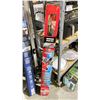 Image 2 : MATTE BLACK CURTAIN ROD, SHOWER CADDY & SUPERSIZED NYLON KITE