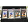 Image 1 : LOT OF 4 ASSORTED KSA GRADED PAVEL BURE HOCKEY CARDS