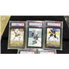 Image 2 : LOT OF 5 ASSORTED KSA GRADED SIDNEY CROSBY HOCKEY CARDS