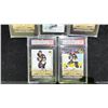 Image 3 : LOT OF 5 ASSORTED KSA GRADED SIDNEY CROSBY HOCKEY CARDS