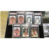 Image 1 : LOT OF 7 ASSORTED KSA GRADED MICHAEL JORDAN BASKETBALL CARDS