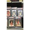 Image 3 : LOT OF 7 ASSORTED KSA GRADED MICHAEL JORDAN BASKETBALL CARDS