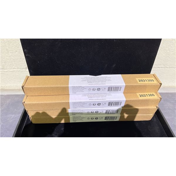LOT OF 7 AMAZON BASICS MULTI-USE STAINLESS STEEL CHEESE KNIVES