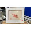 Image 1 : FRAMED DIRECT PRINT BY BARRY ROSS TITLED "BIGEYE SQUIRREL FISH" 16" X 14"